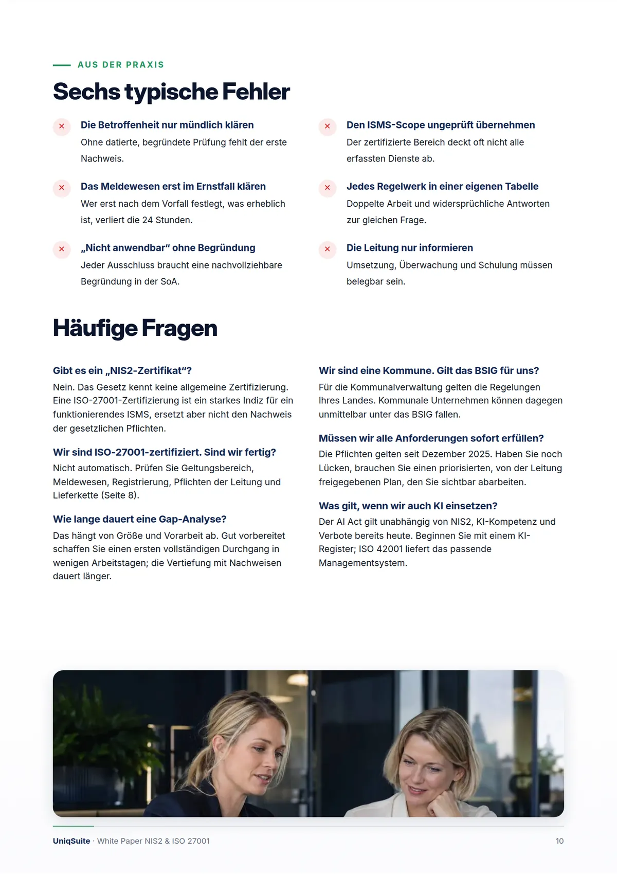 NIS2 und ISO 27001 pragmatisch umsetzen – Seite 10 von 14