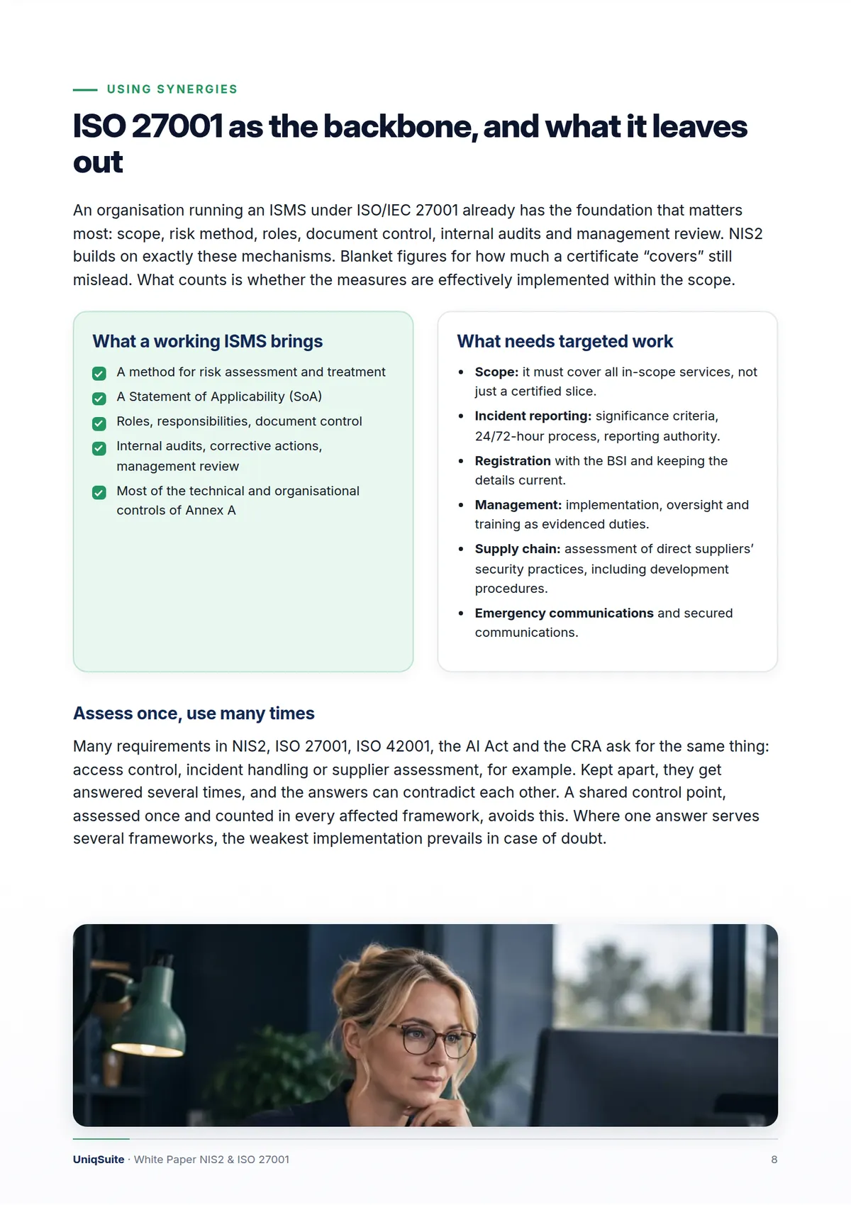 Implementing NIS2 and ISO 27001 pragmatically – Page 8 of 14