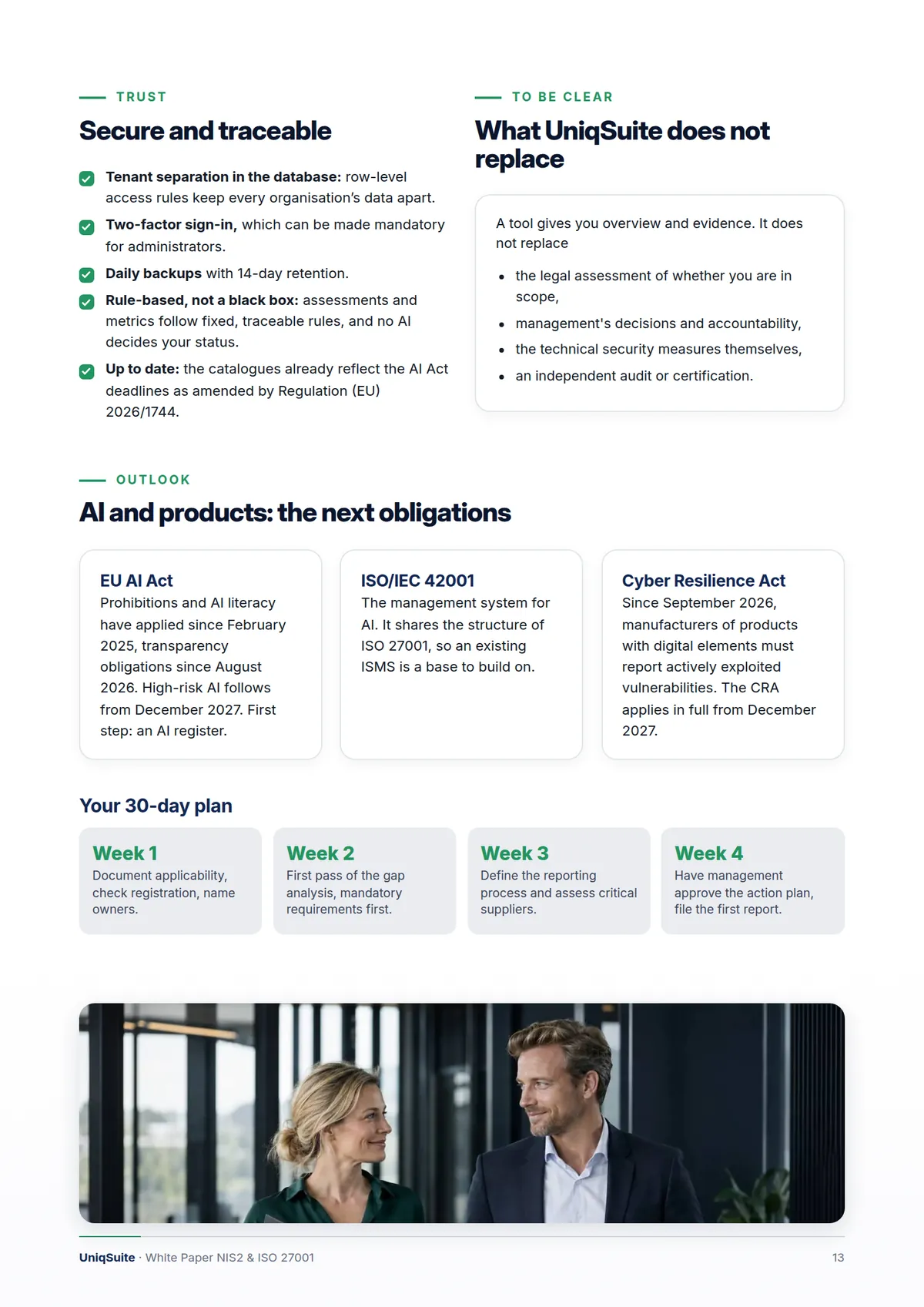 Implementing NIS2 and ISO 27001 pragmatically – Page 13 of 14