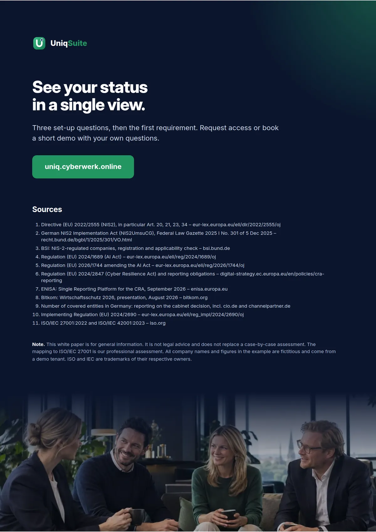 Implementing NIS2 and ISO 27001 pragmatically – Page 14 of 14